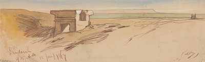 Dendera, 9h15, 15 janvier 1867 - Edward Lear